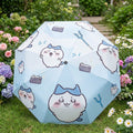 Cartoon IP Licensed Automatic Folding Umbrella - UV-Proof Black Coating, Rilakkuma / Chiikawa Hachi Options